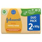 Johnson's Baby Honey Soap Bars 4X90g With Honey Extract