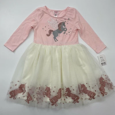 Pinky Boutique Girl's Unicorn Tutu Dress Pink/Ivory 8 NWT Birthday/School/Gift - Image 1 of 3
