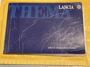 lancia thema manuale di uso e manutenzione prima ed. 07-88 - Foto 1 di 6