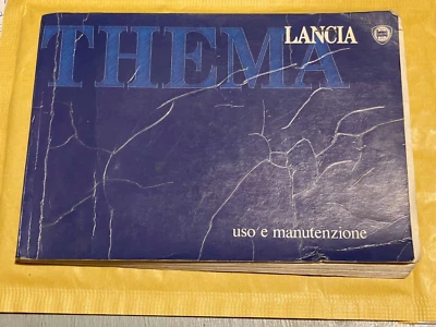 lancia thema manuale di uso e manutenzione prima ed. 07-88 - Immagine 1 di 4
