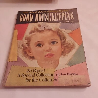 1951 May, Good Housekeeping Magazine, Cost Of Television Service (CP270) 2 - Image 1 of 3