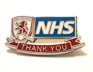 Middlesbrough Football Club Enamel Pin Badge / Memorabilia & NHS Donation