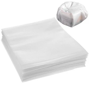 100 Pcs Laminated Pearl Cotton Bag Cushion Pouches for Packing Supplies Moving - Picture 1 of 11