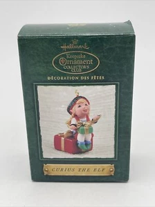 Hallmark Curius the Elf Keepsake Ornament Club 2002 exclusivo KOCC KOC NOS - Imagen 1 de 7