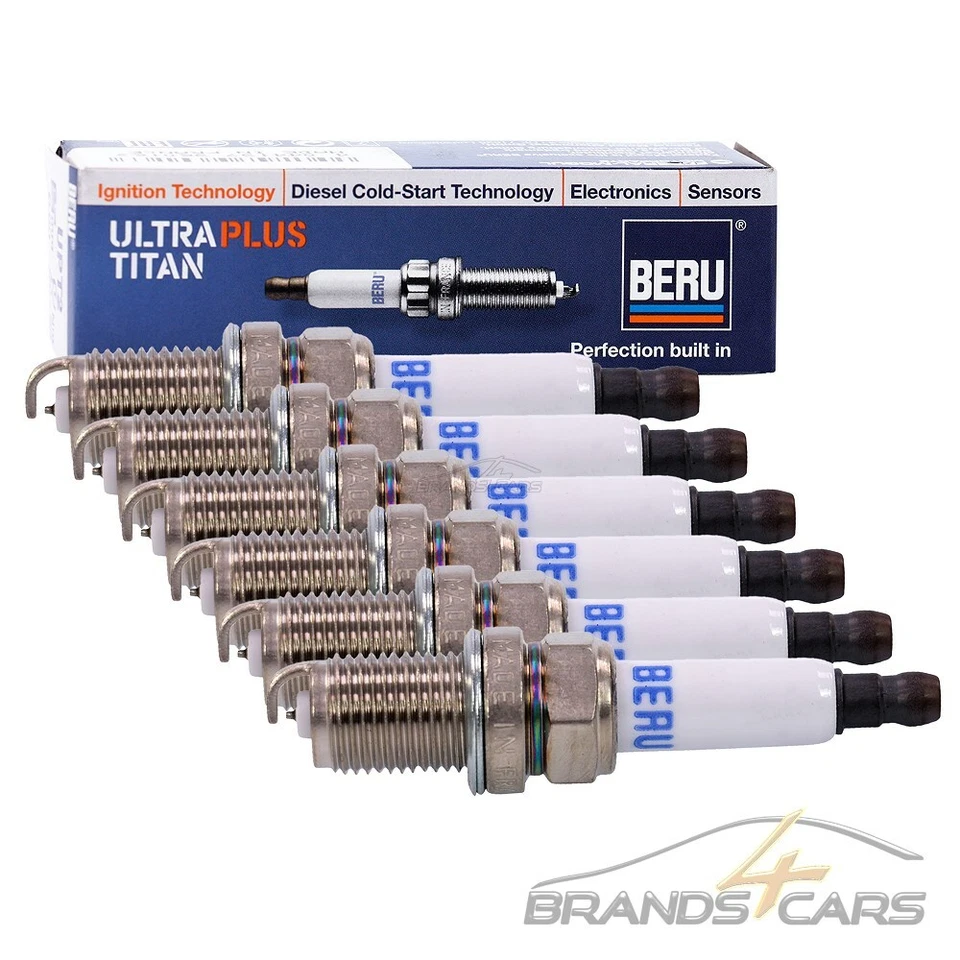 6x BERU ZÜNDKERZE ULTRA TITAN FÜR AUDI A6 4F C6 4G C7 A7 4G A8 4E Q5 8R - Bild 1 von 4