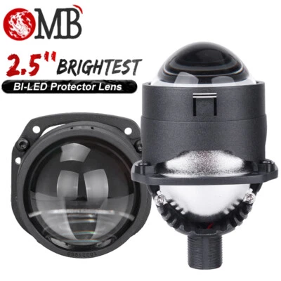 2.5 Inch Bi LED Projector Lens Car Headlights Retrofit Universal High Low Beam - Image 1 of 4