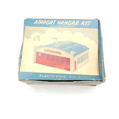 Plasticville Airport Hangar AP-1  ORIGINAL BOX   - Image 1 of 4