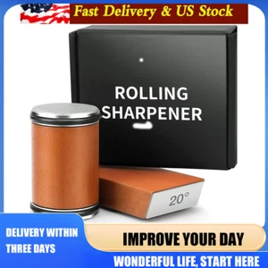 New Professional Diamond Rolling Sharpener - 2 Adjustable Angled Magnetic Bases - Picture 1 of 11