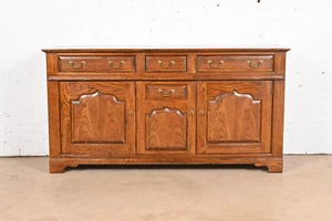 Baker Furniture Welsh Oak Sideboard Buffet or Bar Cabinet - Picture 1 of 11