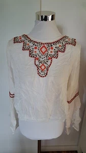 Weiße Bluse Rückenfrei Von H&M GR.42 - Bild 1 von 2