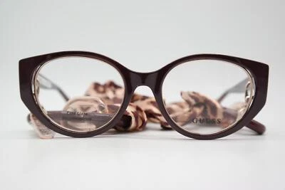 Gafas GUESS GU 2885 Burdeos Oro Ovaladas Montura Nuevas - Imagen 1 de 4