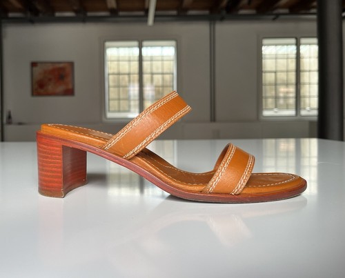 TOD’S Décolleté sandali TODS 38 pelle arancione prezzo da nuovo 550 € come nuovi 049