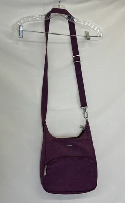 Cartera de viaje Travelon antirrobo clásica esencial mensajero púrpura envejecido Foto 1 de 4