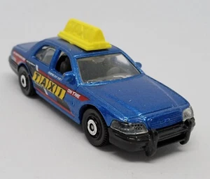 Matchbox Blue On Time Taxi 2004 Crown Victoria lose Diecast 1:71 2005 MB689 - Bild 1 von 6