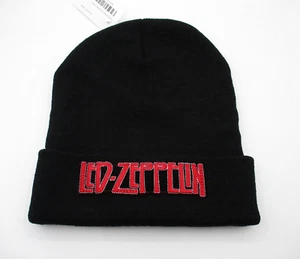 Cappello berretto nero Led Zeppelin Rock retrò vintage - Foto 1 di 4