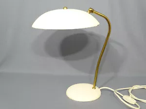 Lámpara de mesa años 50 barniz retráctil forma elegante Midcentury Modernism - Imagen 1 de 11