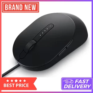 Dell MS3220BLK Laser Wired Mouse – Black, Precision, Durable, Ergonomic - Picture 1 of 4