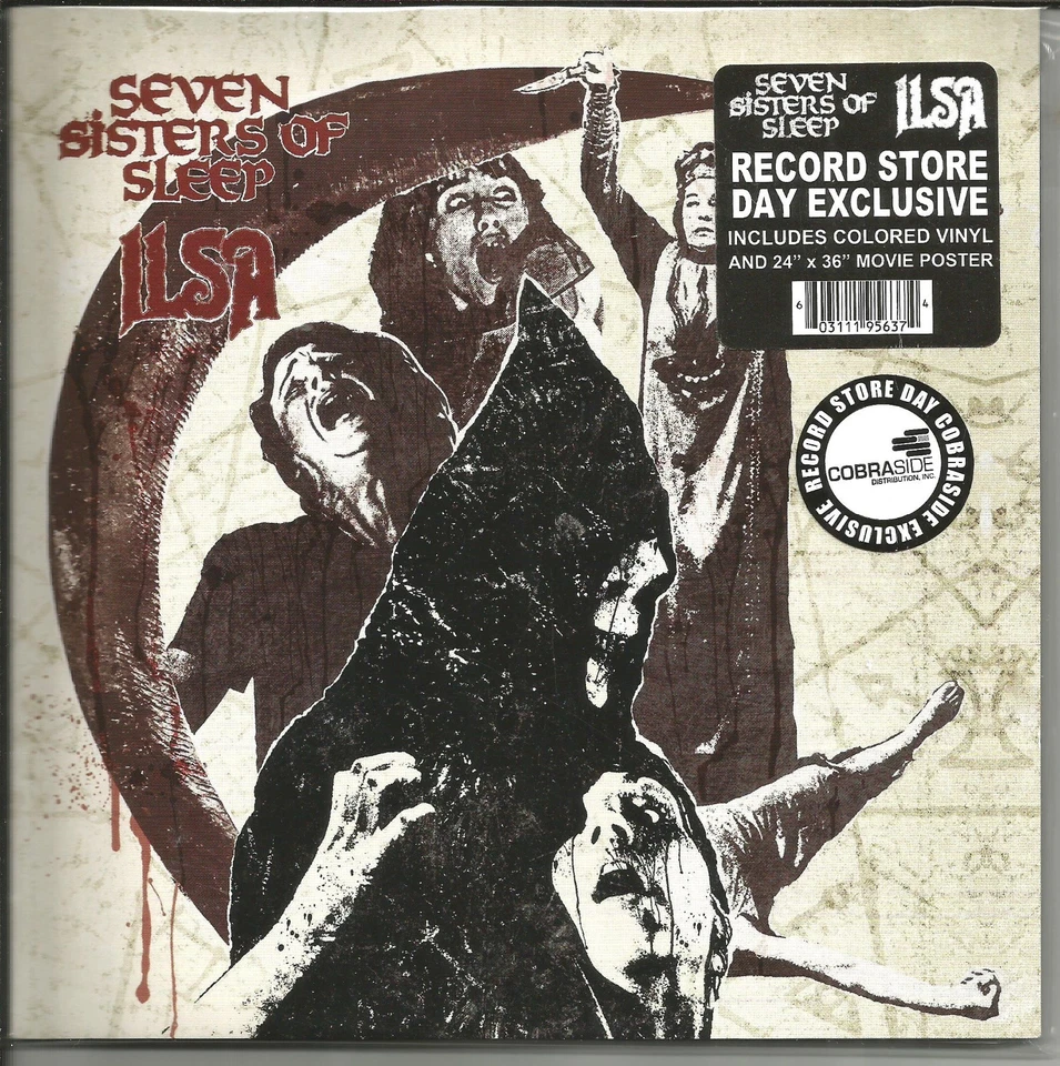 SEVEN SISTERS OF SLEEP & ILSA Rare Trx 666 MADE LIMITED RED 7 Inch VINYL SEALED - Image 1 of 1