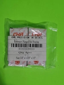 CHR 5/8" × 1-3/8" × 1/2" Flanged Ball Berings 4 Pack - Picture 1 of 1