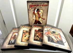 Indiana Jones The Complete Movie Collection 4 DVD Box Set In Excellent Condition - Picture 1 of 5