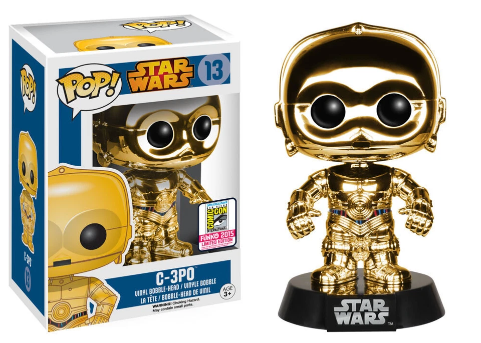Funko Pop! Vinyl: Star Wars - C-3PO - (Gold) - San Diego Comic Con (Exclusive) #13