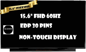 Lenovo PN SD11J33856 FRU 5D11J33858 FHD IPS LCD Screen 30 pin Matte LED Display - Picture 1 of 5