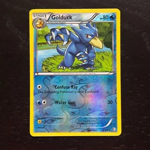 Golduck 34/149 Pokemon Boundaries Crossed B&W Reverse Holo Uncommon Card LP - Foto 1 di 2