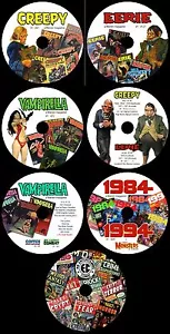 800+ COMICS CREEPY EERIE VAMPIRELLA BLAZING C. WARREN MAGAZINE + EC COMICS DVD - Picture 1 of 1