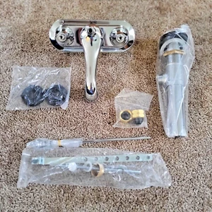 NEW Signature Hardware Teapot Centerset Lavatory Faucets NO HANDLES - Picture 1 of 11