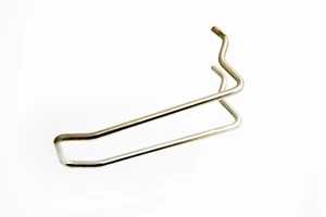 New 20 X Pegboard Hanger Display Hooks Looped Euroslot BZP 4 Inch 100mm - Onesto - Picture 1 of 1
