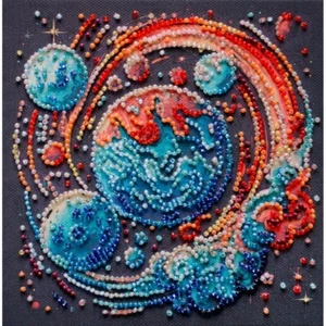 Perlenstickset Kosmische Energie Perlen Nähen Nadelspitze DIY Abris Art - Bild 1 von 4