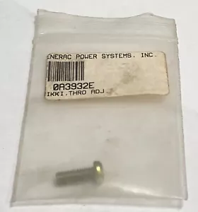 GENERAC PART# 0A3932E, VITE REGOLAZIONE ACCELERATORE PER CARBURATORE (NIKKI) OEM - Foto 1 di 3
