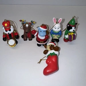 Menge 6 Ganz WEBKINZ Weihnachtsschmuck alle geschmückt - Bild 1 von 10