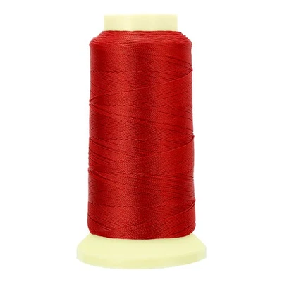Bonded Thread, 0.4 mm 550 Yards Polyester Sewing Cord for Tassels, Red - Image 1 of 4
