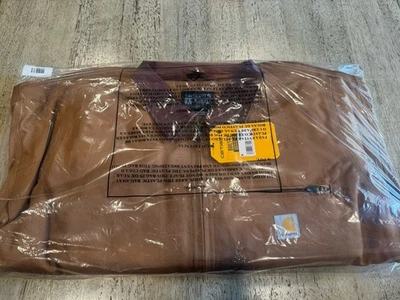 Carhartt Detroit Duck Jacket Rugged Flex Brown Mens Size XL 0J3828-M NEW - Image 1 of 2