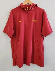 Felpa con cappuccio Nike USC Trojans On Field Football manica corta squadra emessa uomo media - Foto 1 di 7