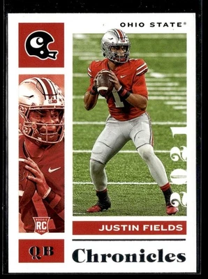 2021 Panini Chronicles Draft Picks #2 Justin Fields Rookie RC - Image 1 of 2