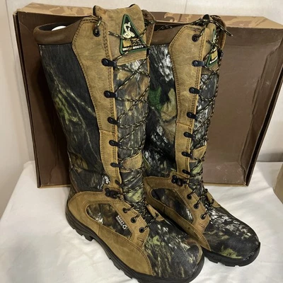 Bota de Caza Hombre Rocky 16" Impermeable a Prueba de Serpientes 1570 TALLA 9.5W TALLA UNISEX Foto 1 de 4