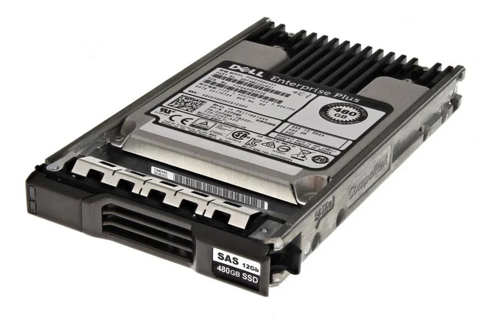 XP6MK 0XP6MK PX05SRB048Y Dell Compellent 480GB SAS 2.5" 12G SSD With Tray New - Image 1 of 1