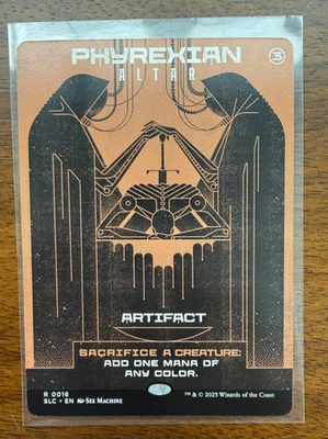 MTG Phyrexian Altar R (0016) Non-foil Secret Lair Encyclopedia Of Magic (2025) - Image 1 of 2
