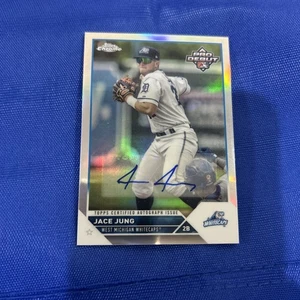 2023 Topps Pro Debut Jace Jung Chrome Refractor Auto RC #/99 - Whitecaps PDC-24 - Picture 1 of 2