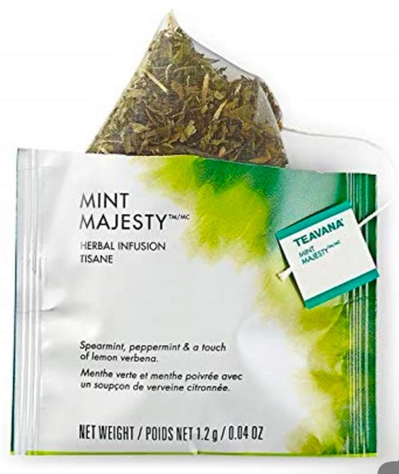 Starbucks Teavana Tea Mint Majesty , Pack Of 118 Sachets Exp 2027