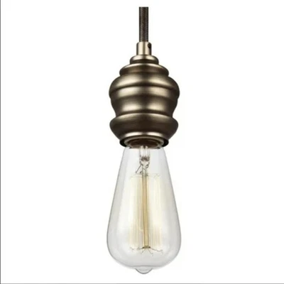 2 pack Murray Feiss P1368 Pendants Corddello Indoor Lighting; Dark Aged Brass - Image 1 of 4