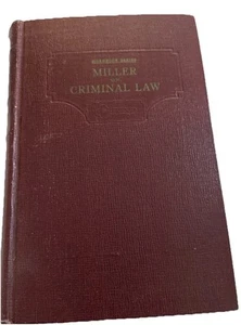 Handbuch des Strafrechts, Justin Miller, 1934, Erstausgabe! - Bild 1 von 7