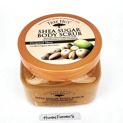 Tree Hut ORIGINAL Shea Sugar Scrub 18oz Organic Butter Rare Discontinued NEW - Image 1 of 4