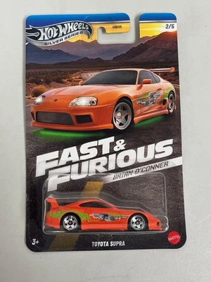 Toyota Supra Hot Wheels Silver Series Fast And Furious Brian O'Connor  Foto 1 de 2