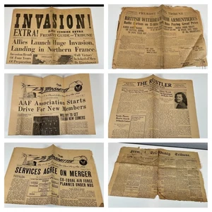 Antique & VTG Newsprints Newspapers - YOU CHOOSE - 1800’s-1900’s - Discounts! - Picture 1 of 57