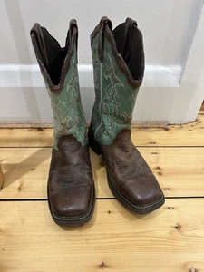 Justin Raya 12" Western Boot 8.5 Cowboy - Picture 1 of 7