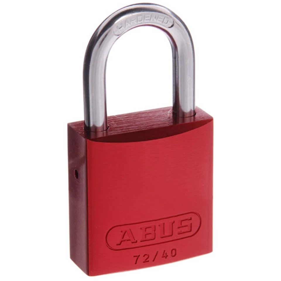 ABUS 72/40 Padlock, Aluminum with Hardened Steel Shackle, Red - Image 1 of 1