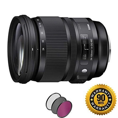 Sigma 24-105mm f/4 DG OS HSM Art Lens for Nikon F +UV Filter - Image 1 of 2